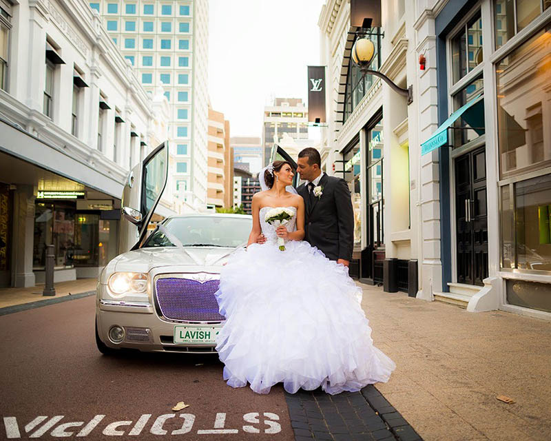 Luxury limo service for your wedding